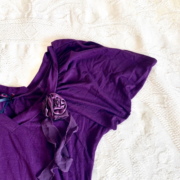 Like-New Sexy Deep Purple Rose Dress 🥀 - Picture 3 of 8